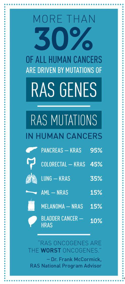 RAS突变在不同肿瘤中发生的频率.jpg